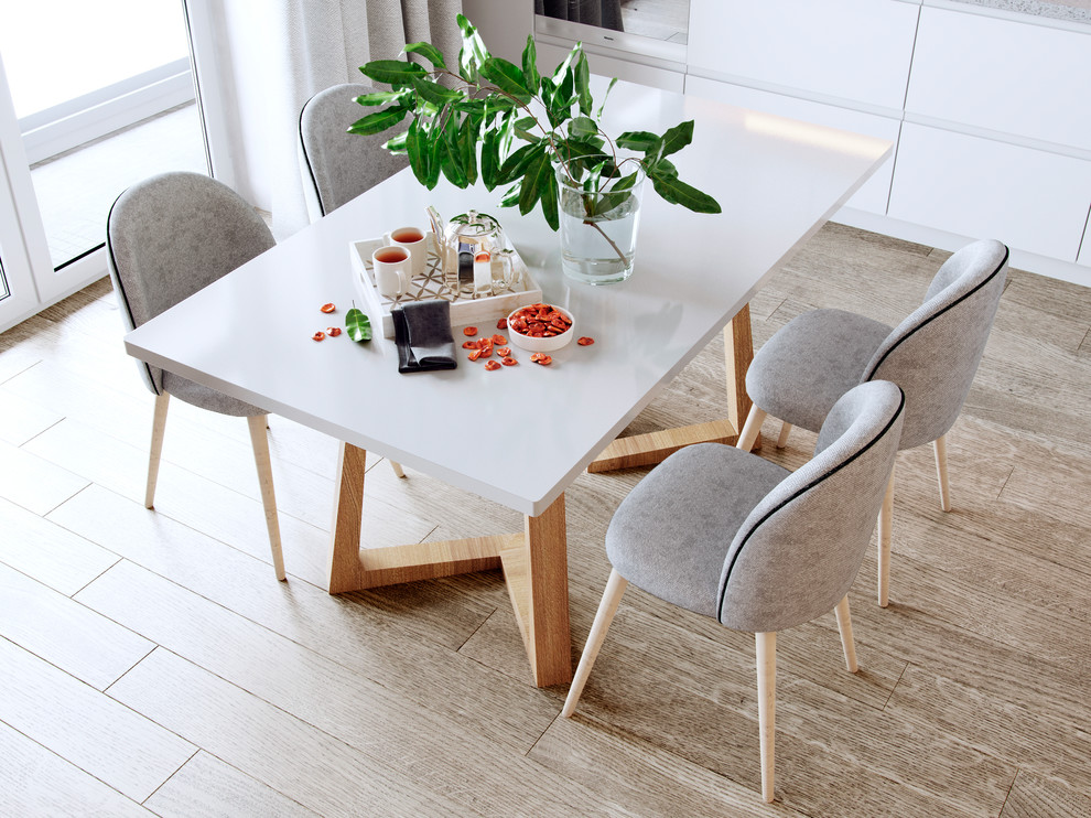 Кухня-гостиная в ЖК "Ньютон"