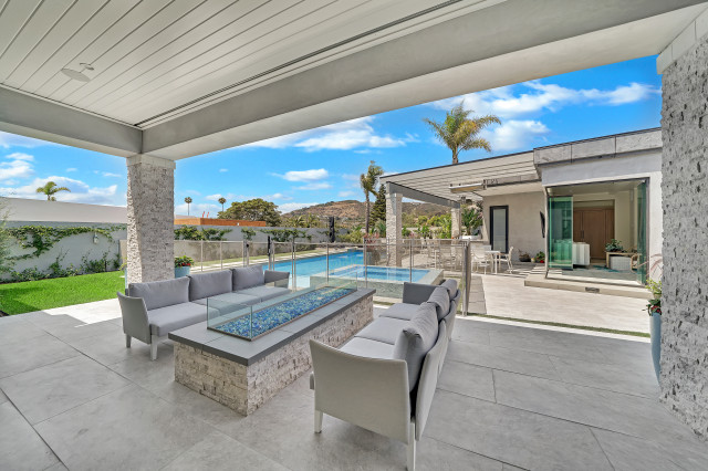 Monarch Beach trendy-hus-og-facade