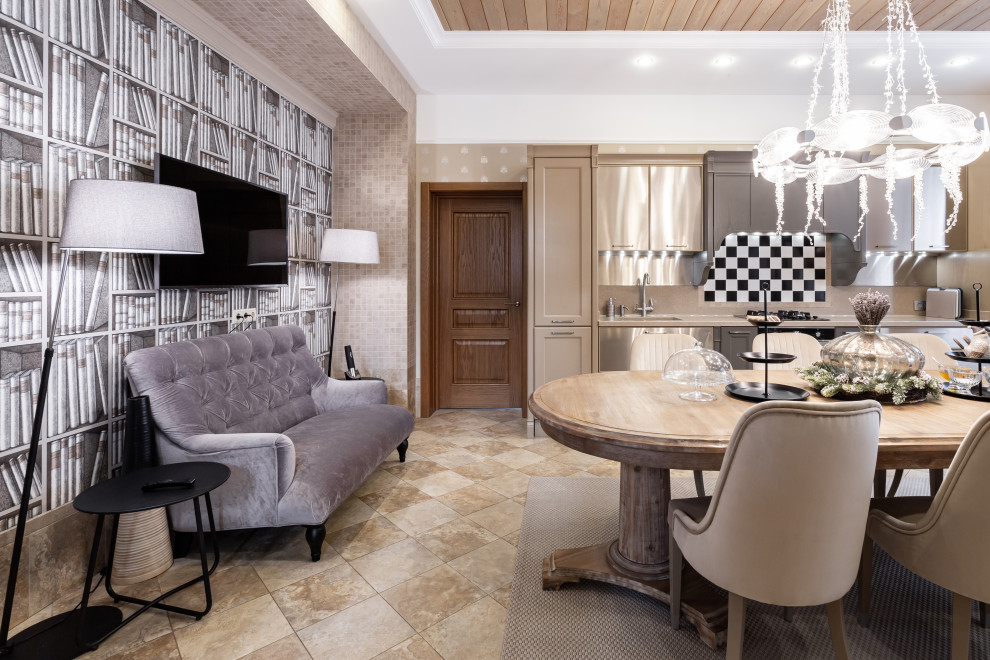 Стильная дизайнерская кухня