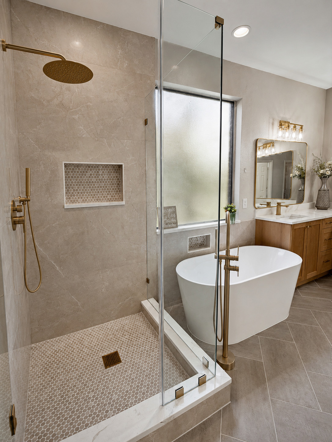 Allen, TX - Master Bathroom Remodeling