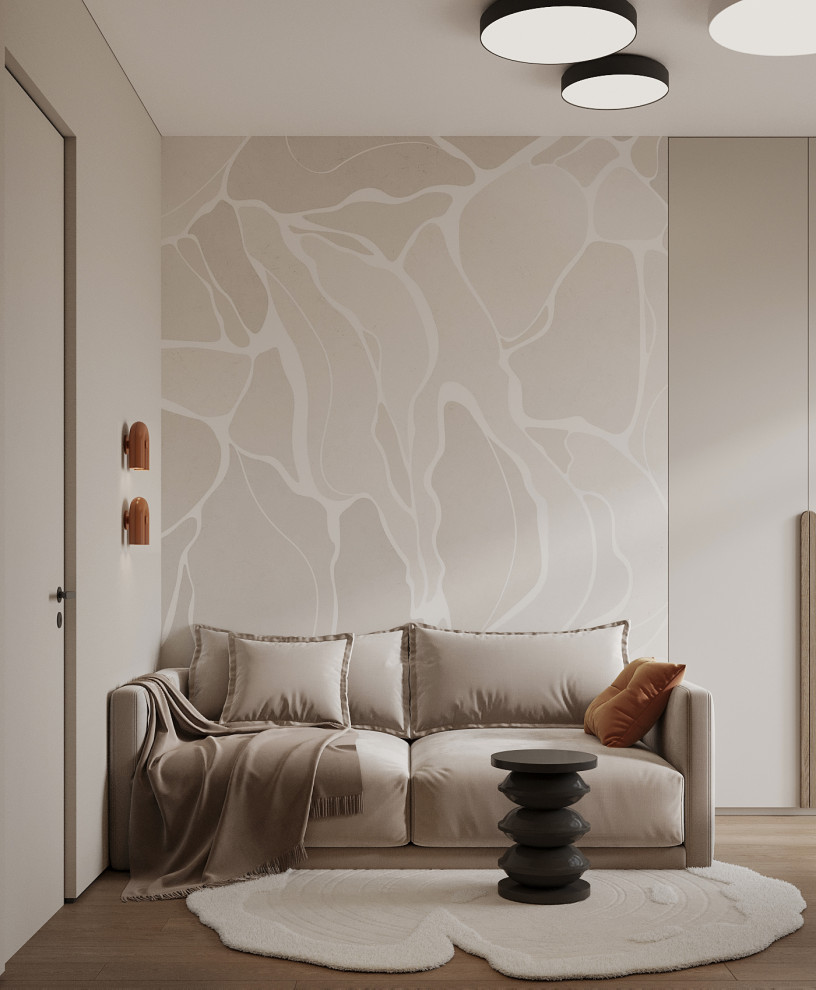 Брутальный интерьер квартиры 85 кв.м. в Москве. Проект