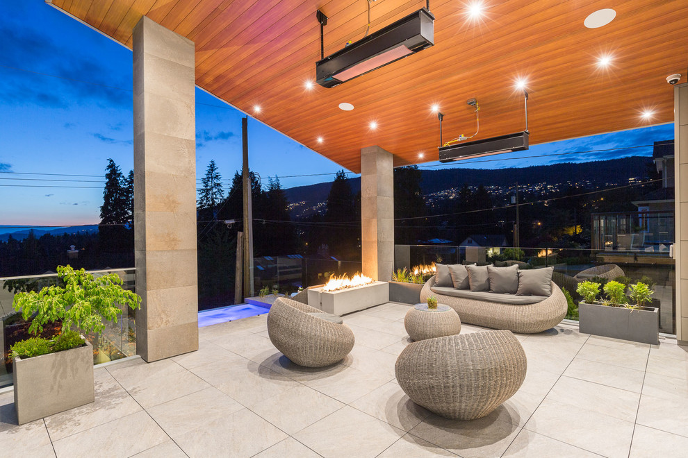 Modern Contemporary Home Modern Balcony Vancouver by Noura Homes