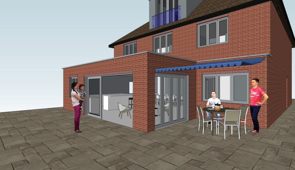 Extension and roof conversion