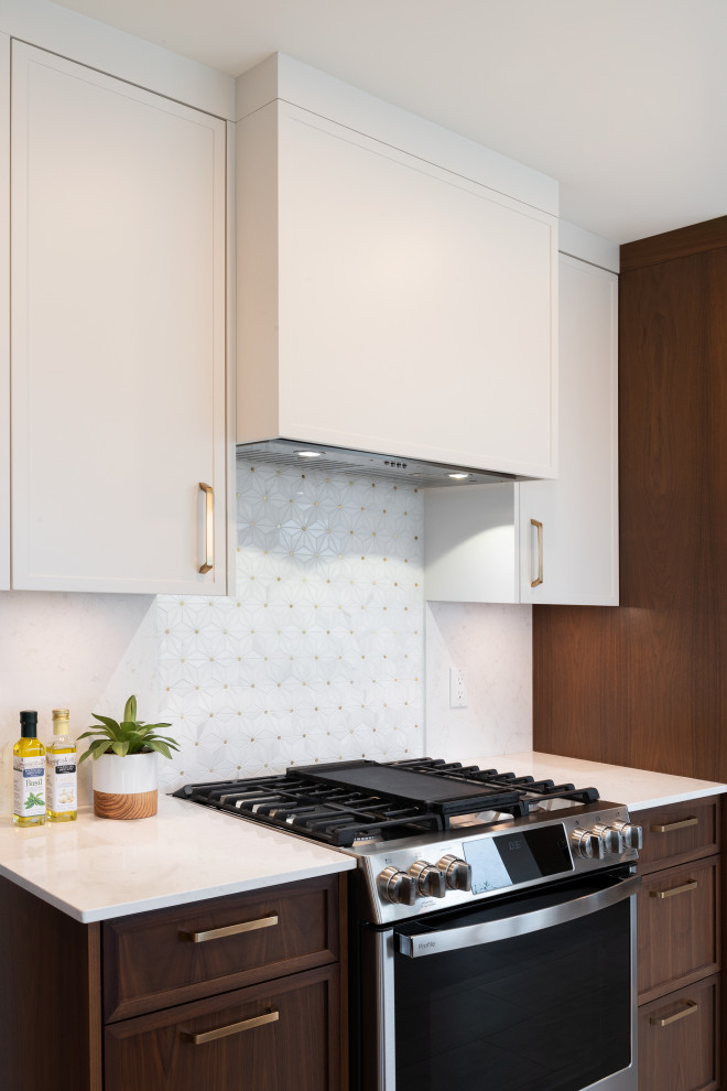 Transitional kitchen photo in Vancouver