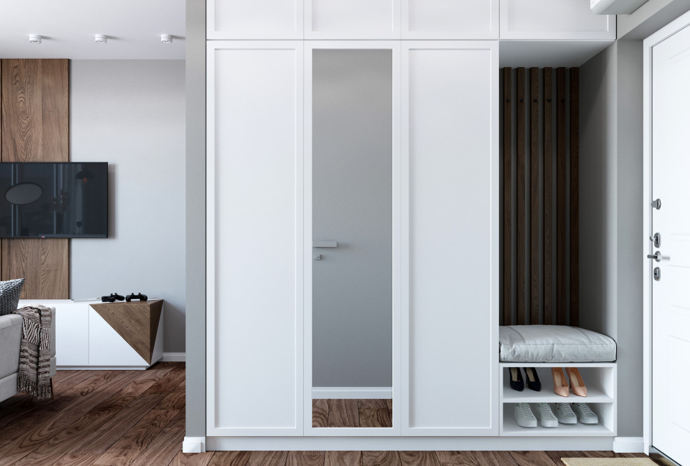 Квартира-студия в светлых тонах