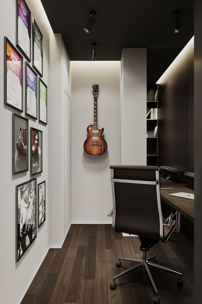 Дизайн-проект квартиры в стиле минимализм (Дыбенко)