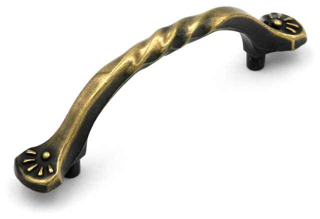 Hickory Southwest Lodge Blackened Brass Medallion 3 In C C Pull