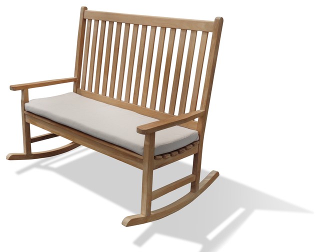 Valencia Highback Double Rocking Chair Grade A Teak Traditional Valencia Highback Double Rocking Chair Grade A Teak