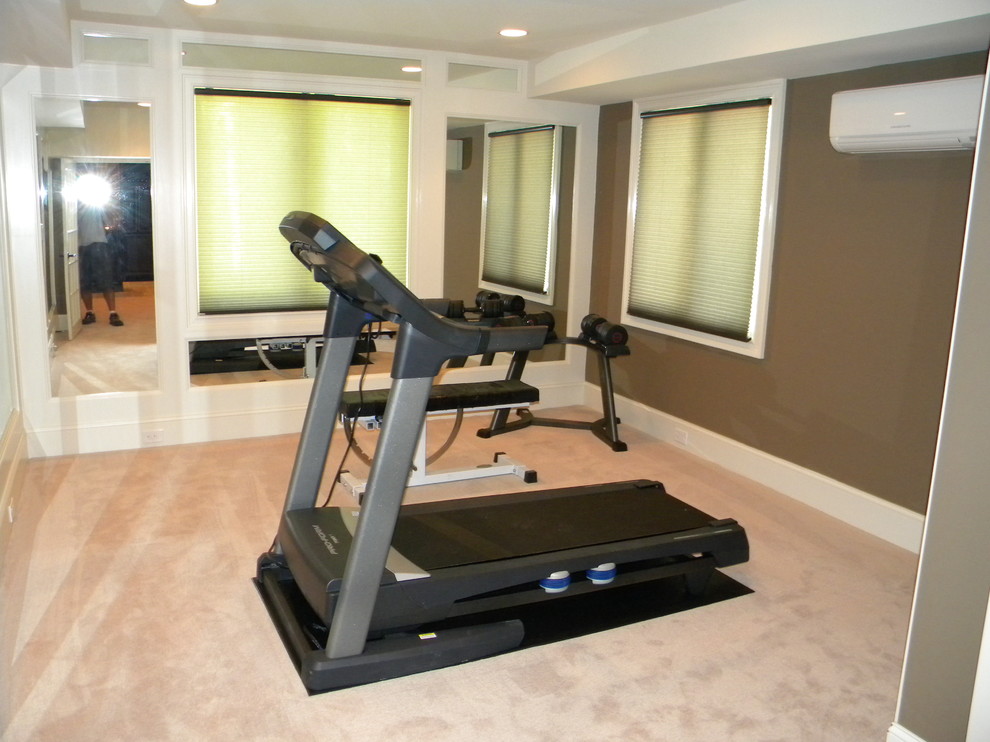 Photo of a home gym in Philadelphia.