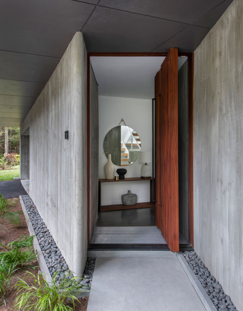 Courtyard House - Modern - Entry - Boston - by Flavin Architects