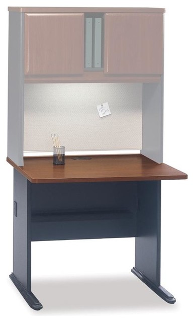36 In Straight Desk Hansen Cherry Series A Contemporary 36 In Straight Desk Hansen Cherry Series A