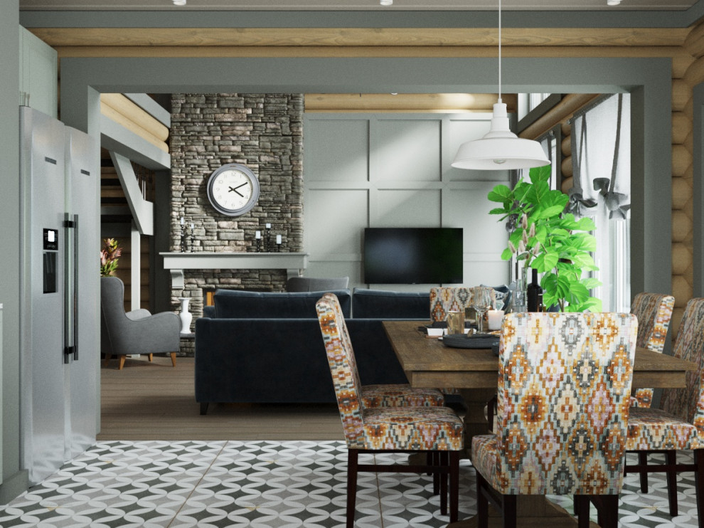 Большой, яркий дом для молодой семьи