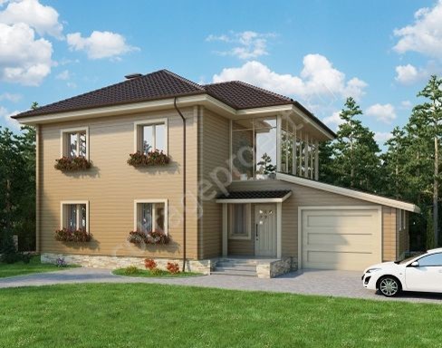 Проекты домов из бруса