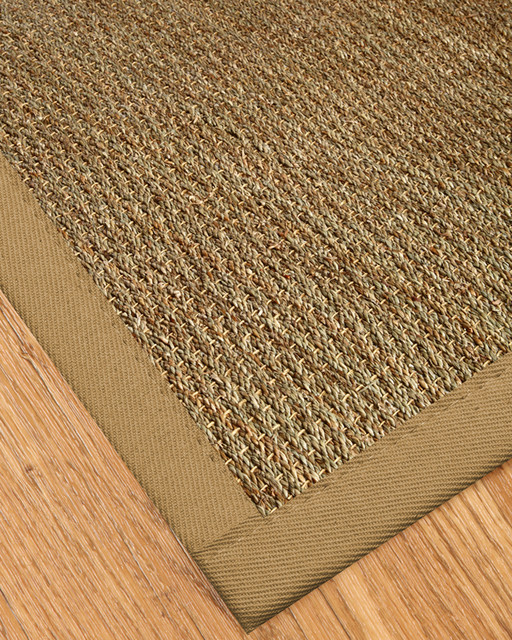 Mayfair Seagr Rug Sage Khaki Border Handcrafted Cotton Mayfair Seagr Rug Sage Khaki