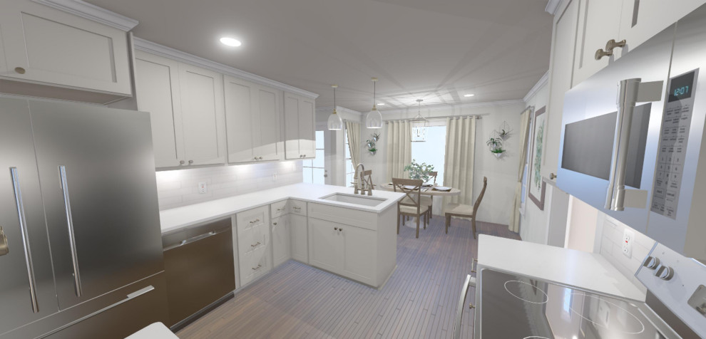 Kitchen - transitional kitchen idea