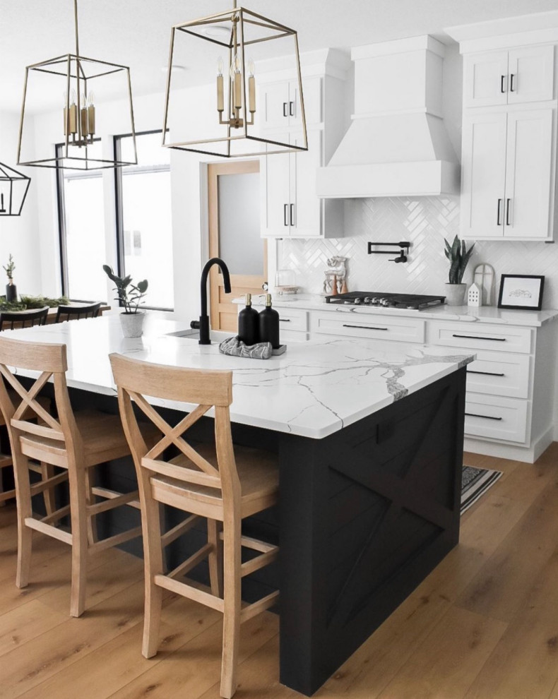 Inspiration for a transitional kitchen remodel in Austin