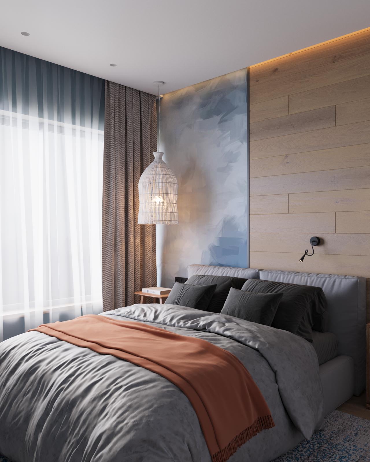 Проект однокомнатной квартиры в Санкт-Петербурге, очень самобытный