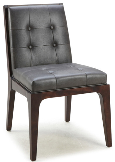 low back tufted chair - transitional - dining chairs -artefac low back tufted chair - transitional - dining chairs -artefac
