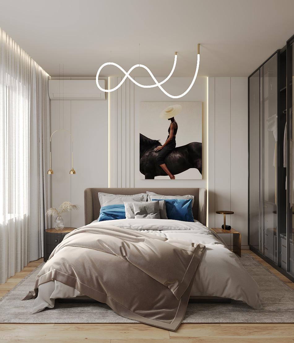 спальня в ЖК Ньютон