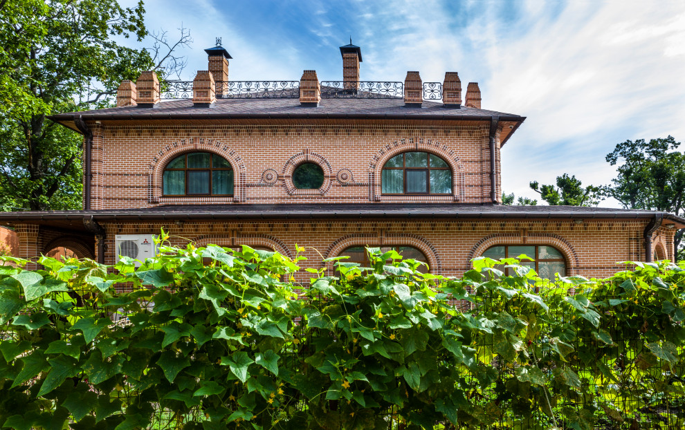 Загородный дом (усадьба) из кирпича