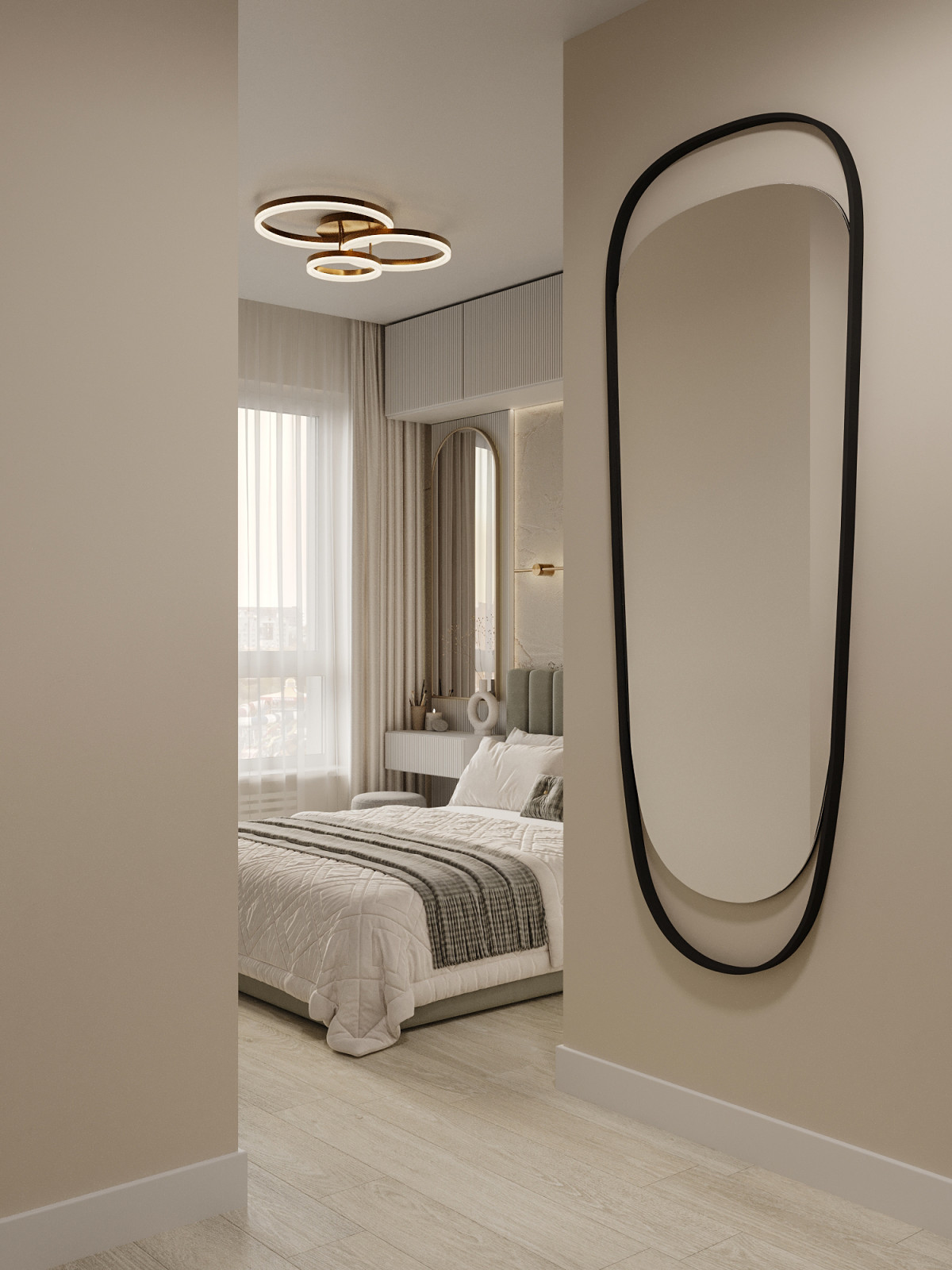 Современная квартира для семьи с двумя детьми