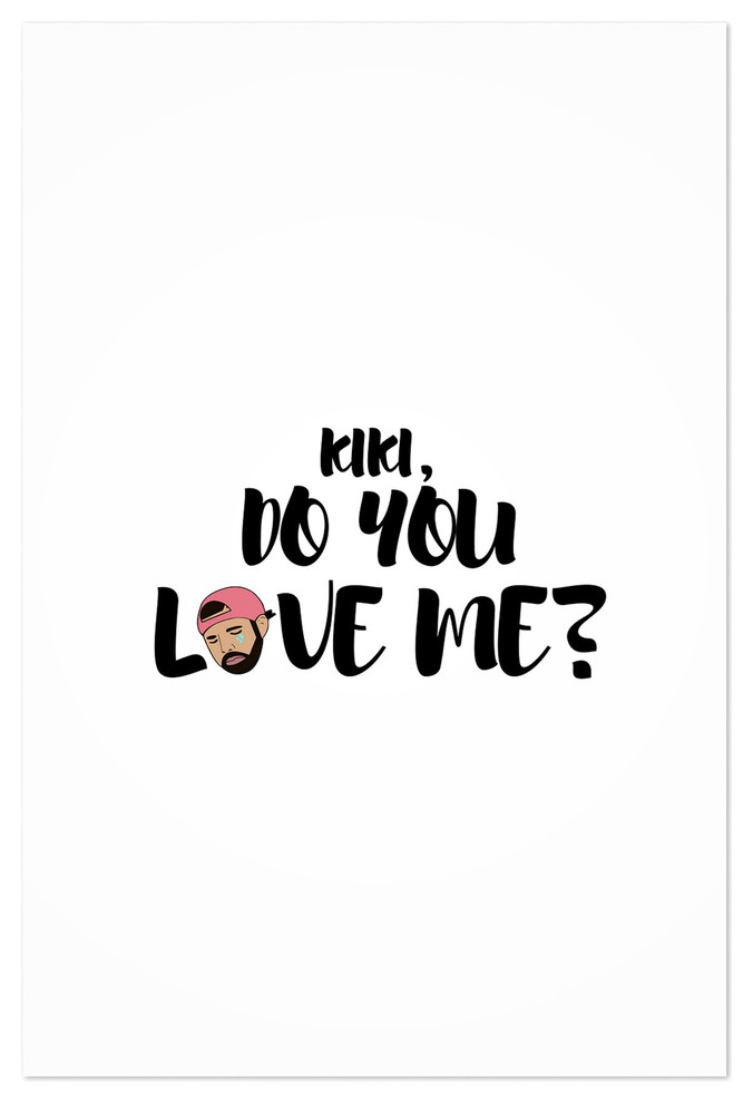 Kiki Drake Pop Culture Meme Art Print, 8"x10", Unframed Art Print