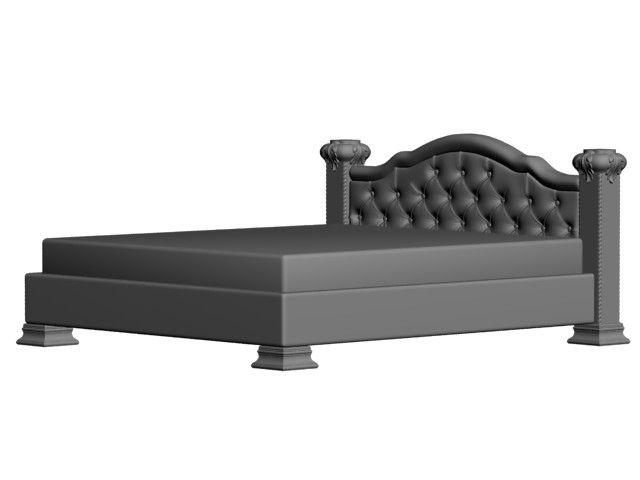 кровать в 3d