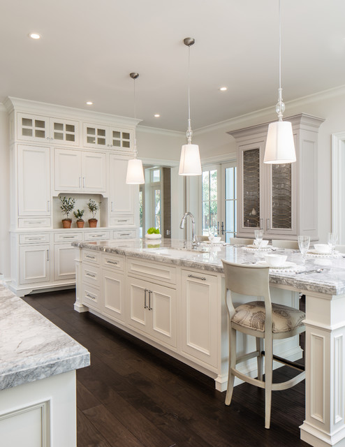 Teal kitchen in duplex - Traditional - Kitchen - San Francisco