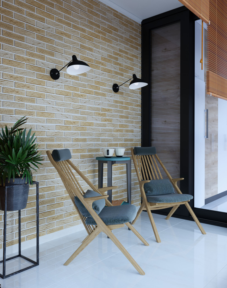 Проект кухни-гостиной в ЖК "Арт Сити"