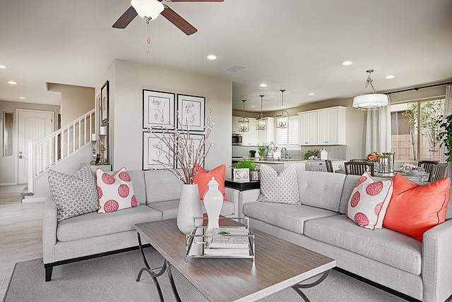 Lillian model home in Las Vegas modern-wohnbereich