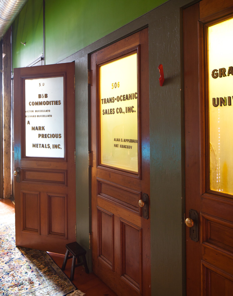 Photo of an eclectic hallway in New York.