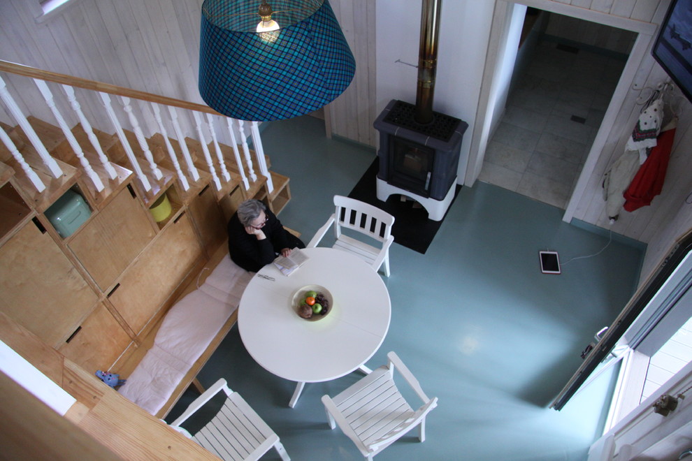 Дом с верандой каркасный 86м2