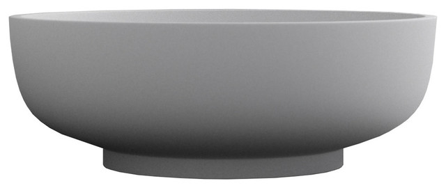 Stonekast Oasis Sit on Basin, White Matte, 452 mm