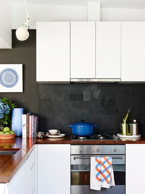 40 Sensational Splashback Ideas modern-kueche