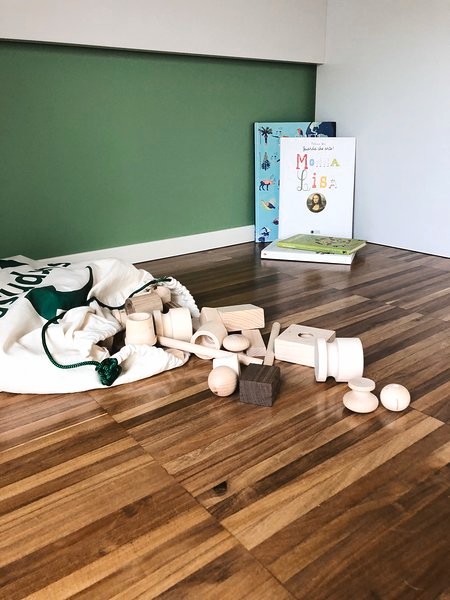 Immagine di una cameretta per bambini minimal