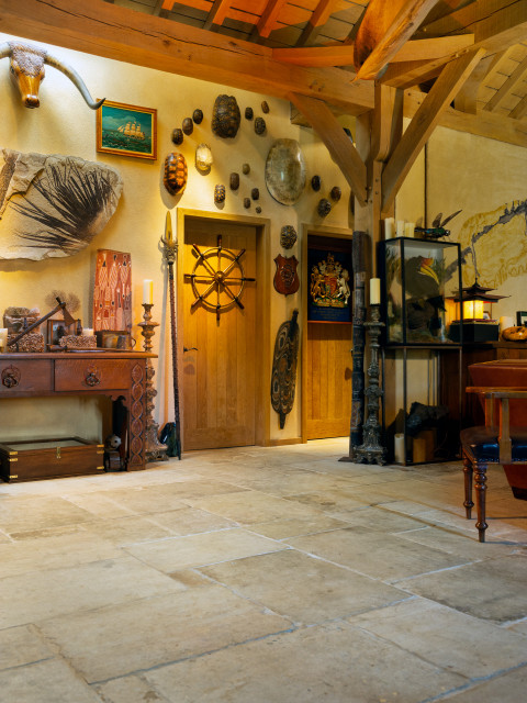 Cotswold Manner House; Summer House rustik-vardagsrum