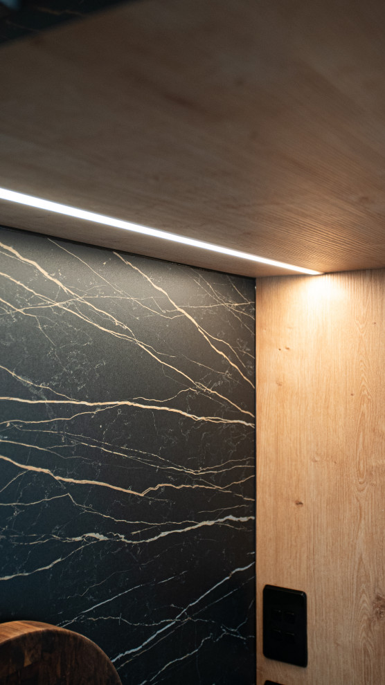 Oak and Drama Kitchen Renovation