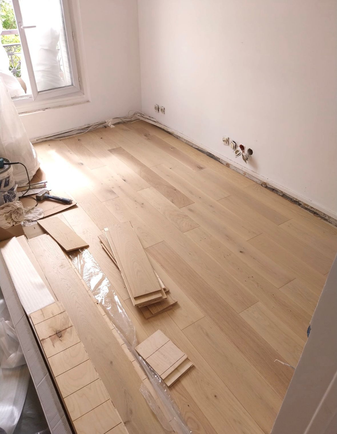 Projet Ternes, rénovation d'un studio de 17m2
