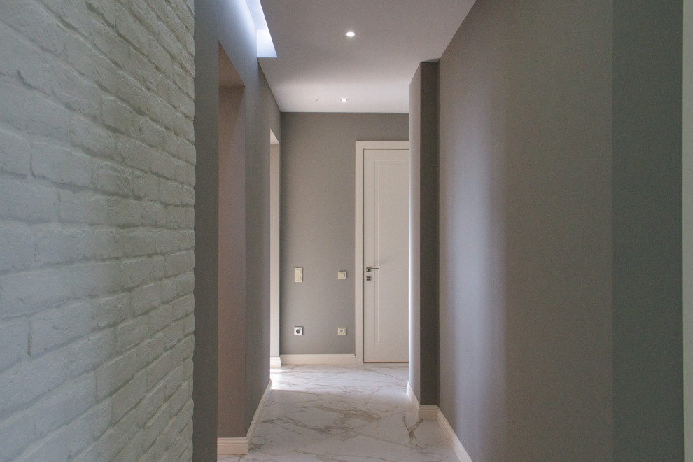 Ремонт по дизайн-проекту в ЖК Дом с каминами (158 м2)