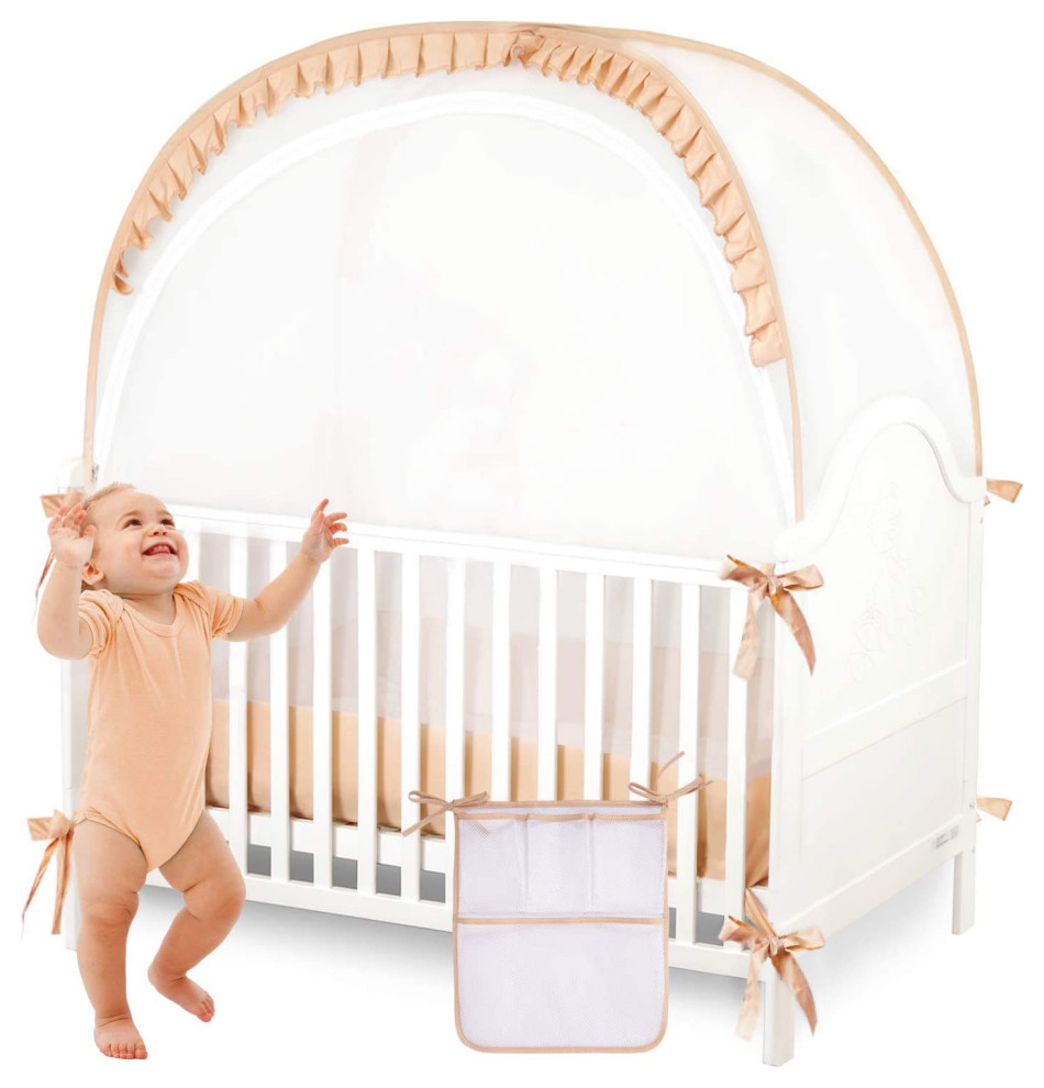 Baby Infant Foldable Bed Canopy Crib Mosquito Net Nusery Play House Play Tent 