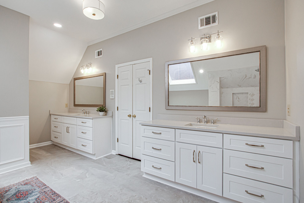 Dunwoody Master Bath + Bar - Transitional - Bathroom - Atlanta - by ...