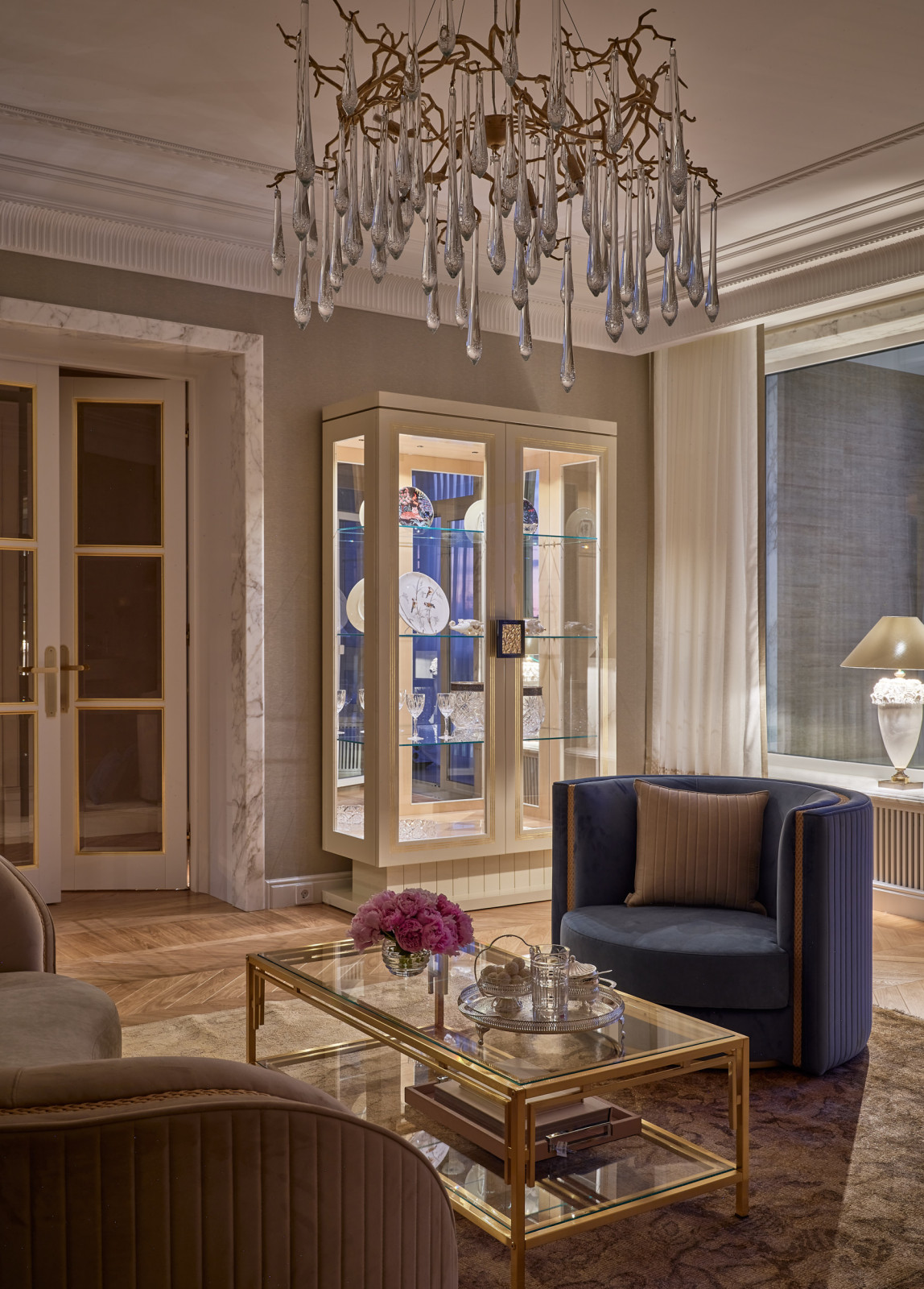 Дизайн квартиры в Классическом стиле на ул Бронная 105 кв.м, г.Москва