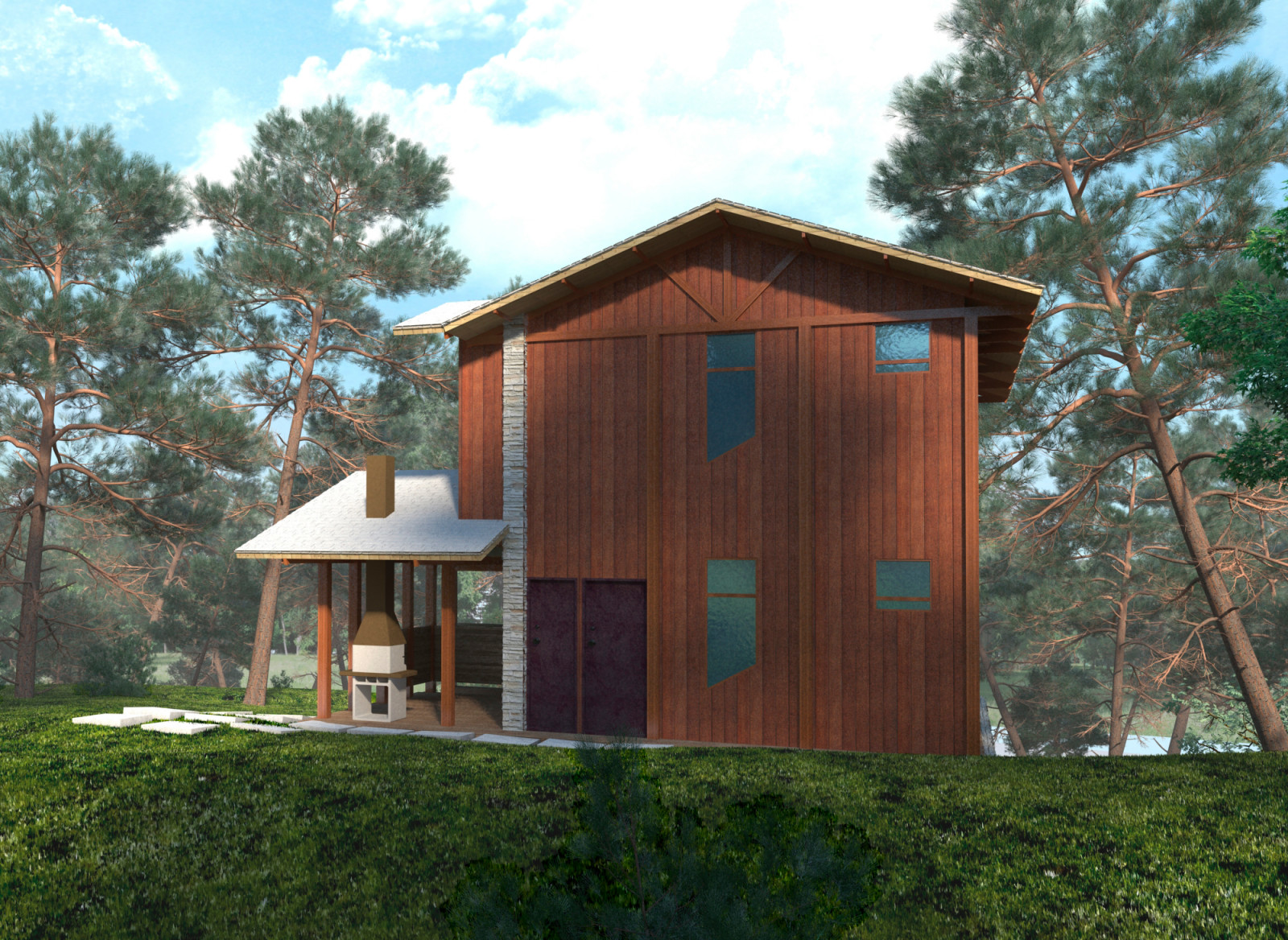 Гостевой летний дом