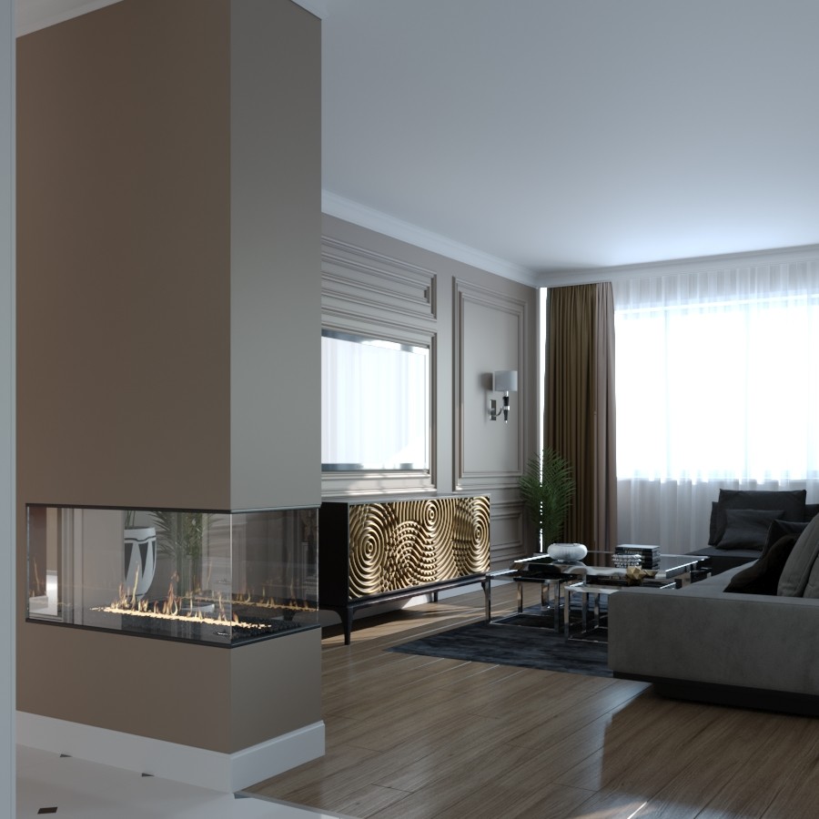 Дизайн трёхкомнатной квартиры