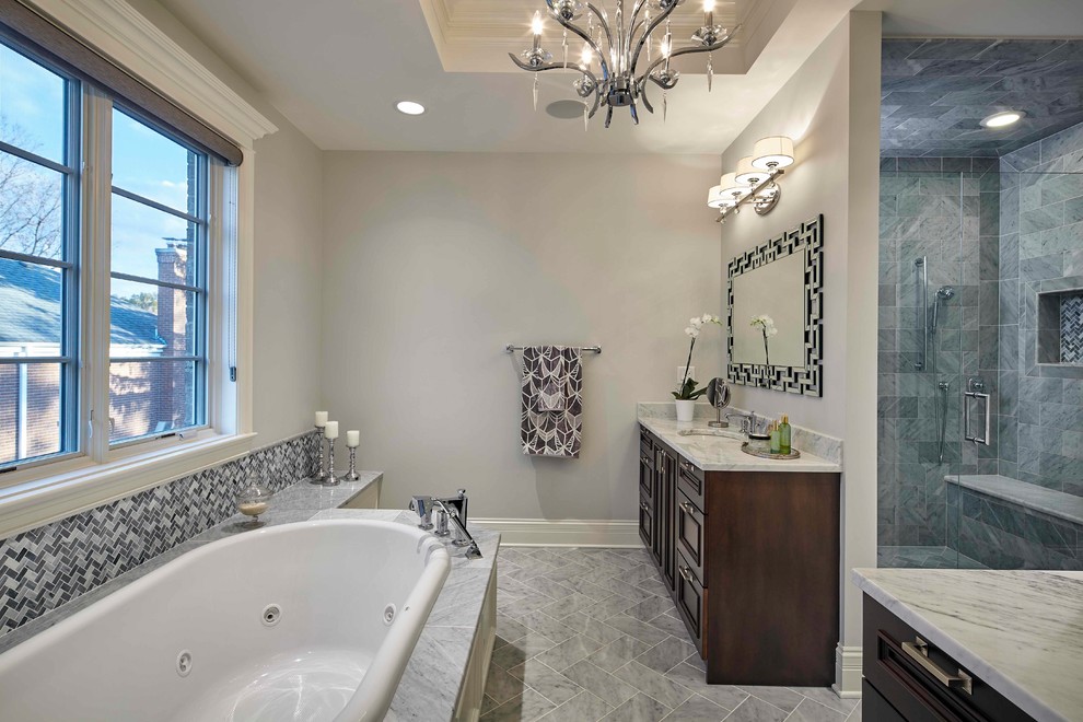 Bathroom - transitional bathroom idea in Chicago