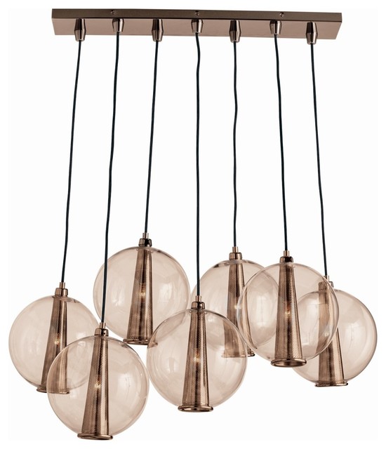 Arteriors DK89906 Caviar Fixed Staggered Pendant Contemporary