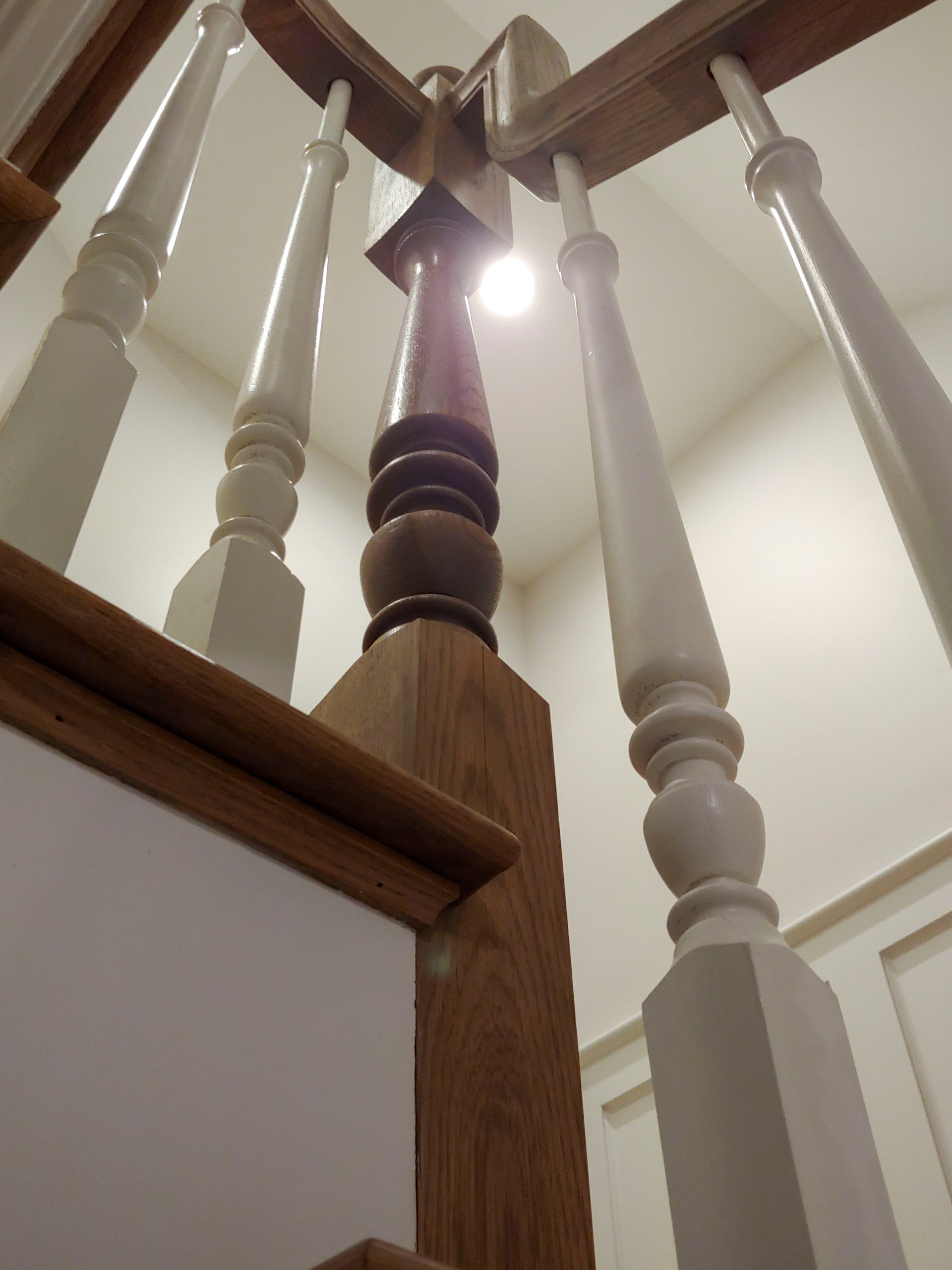 103_Classic Staircase with Stunning Handcrafted Oak Railing System, Aldie VA 201