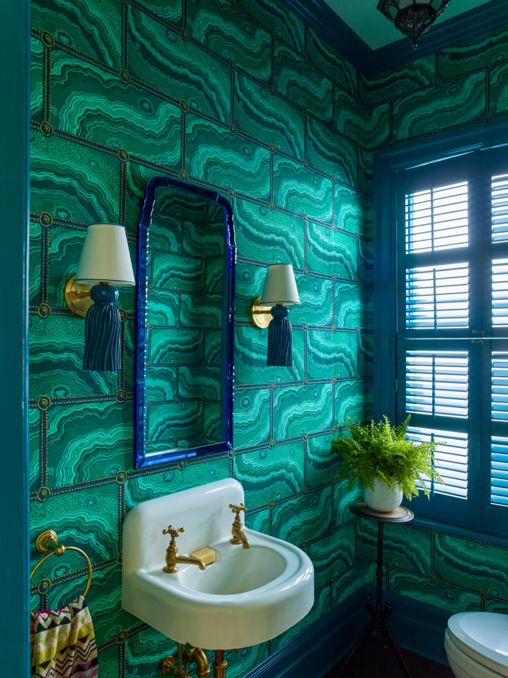Larchmont Victorian - Victorian - Powder Room - New York - by Robin ...