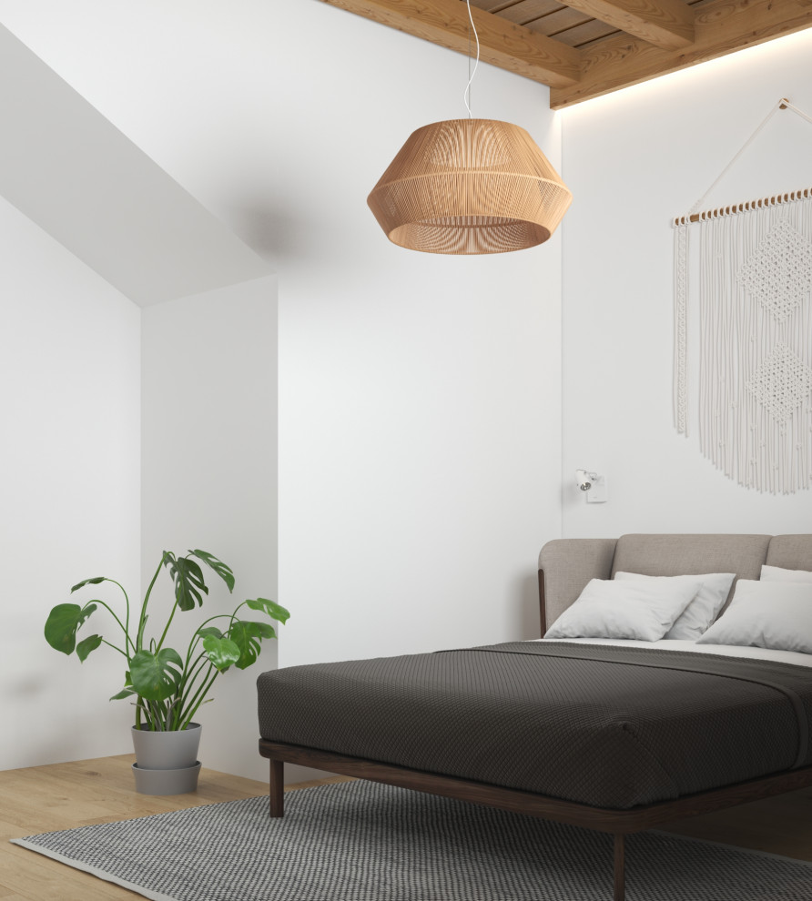 Дизайн-проект интерьера загородного дома (из бруса)