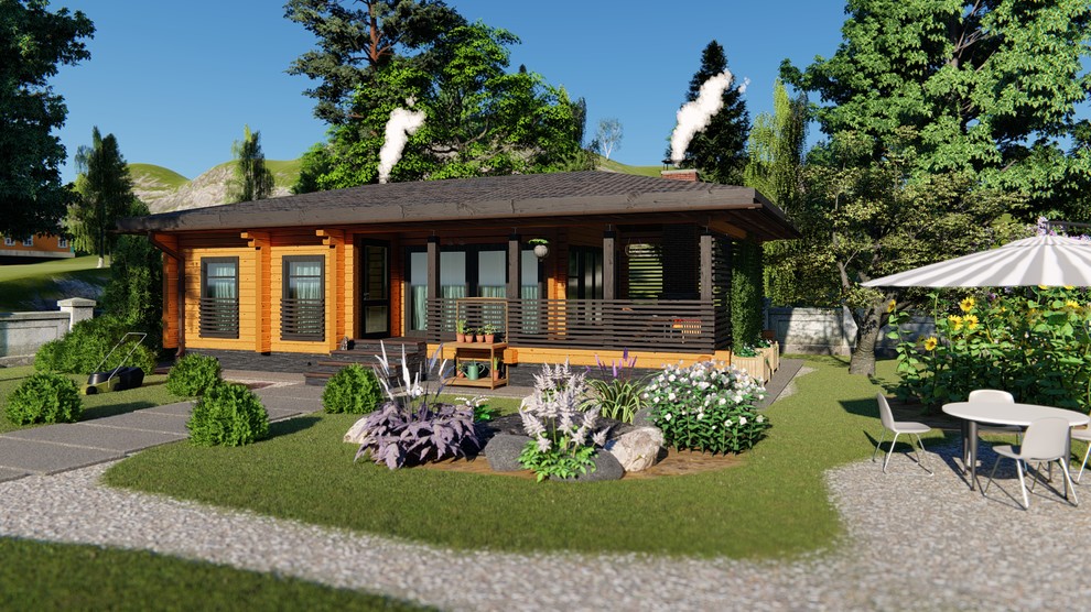 Баня из клееного бруса "Гринфилд"